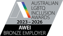 AWEI LGBTQ inclusion awards logo